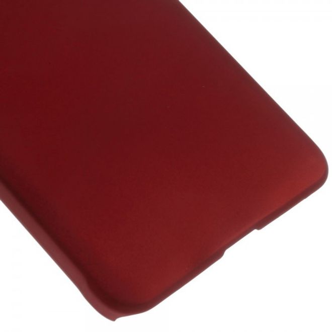 Samsung Galaxy Alpha Gummiertes Hart Plastik Case - rot