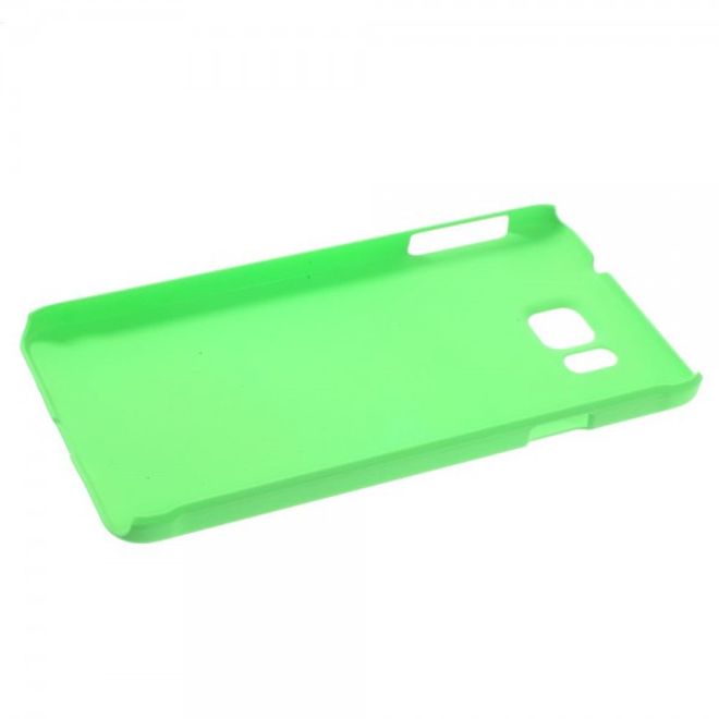 Samsung Galaxy Alpha Gummiertes Hart Plastik Case - grün