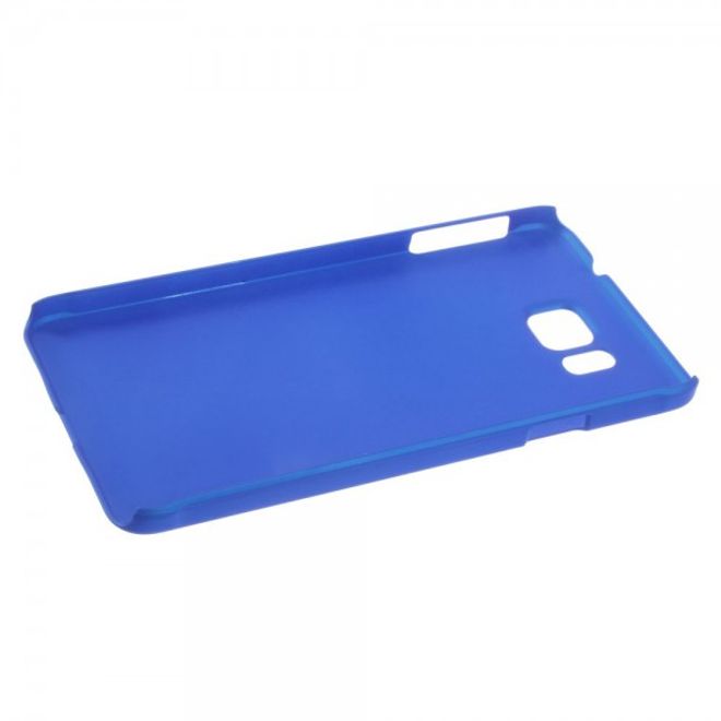 Samsung Galaxy Alpha Gummiertes Hart Plastik Case - dunkelblau