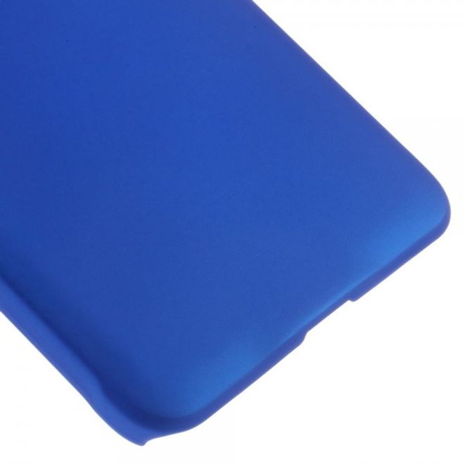 Samsung Galaxy Alpha Gummiertes Hart Plastik Case - dunkelblau