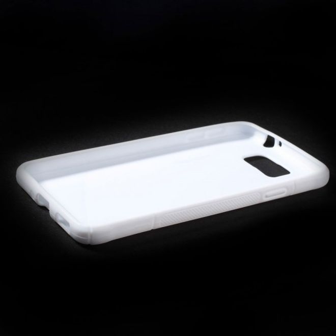 Samsung Galaxy Alpha Elastisches Plastik Case S-Line - weiss