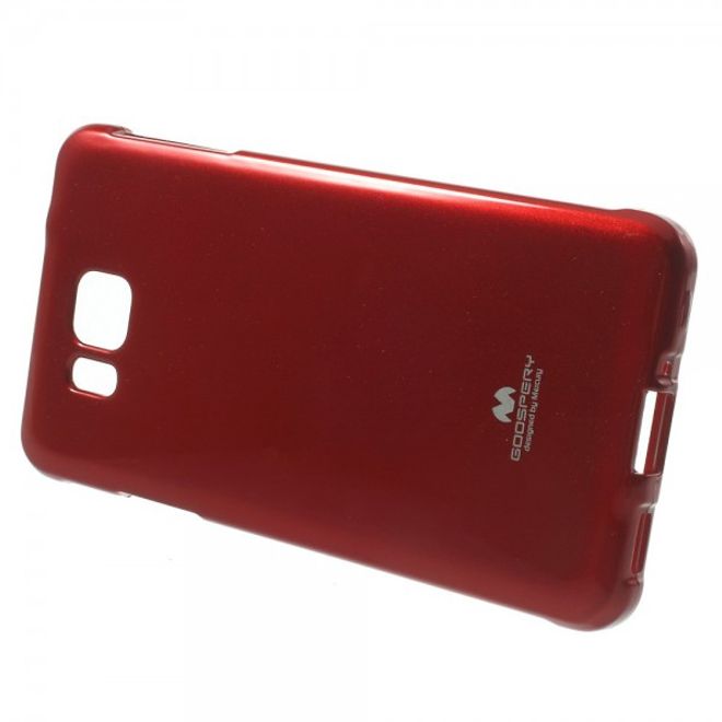 Goospery - Samsung Galaxy Alpha Handy Hülle - TPU Soft Case - Pearl Jelly Series - rot