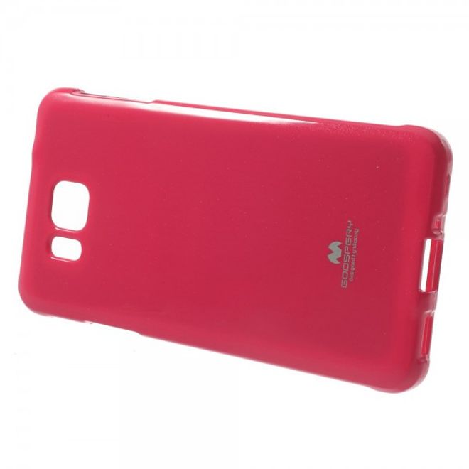 Goospery - Samsung Galaxy Alpha Handy Hülle - TPU Soft Case - Pearl Jelly Series - pink