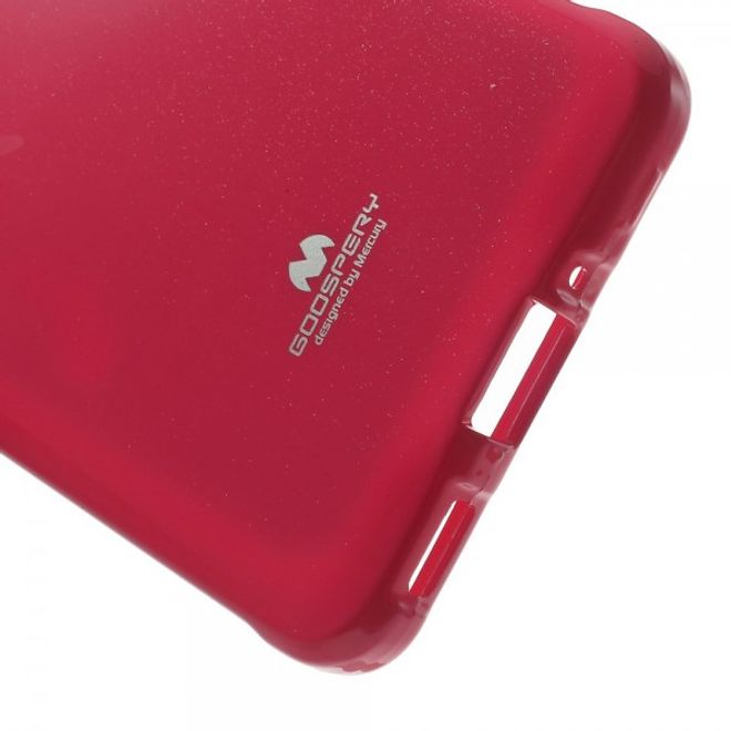 Goospery - Samsung Galaxy Alpha Handy Hülle - TPU Soft Case - Pearl Jelly Series - pink