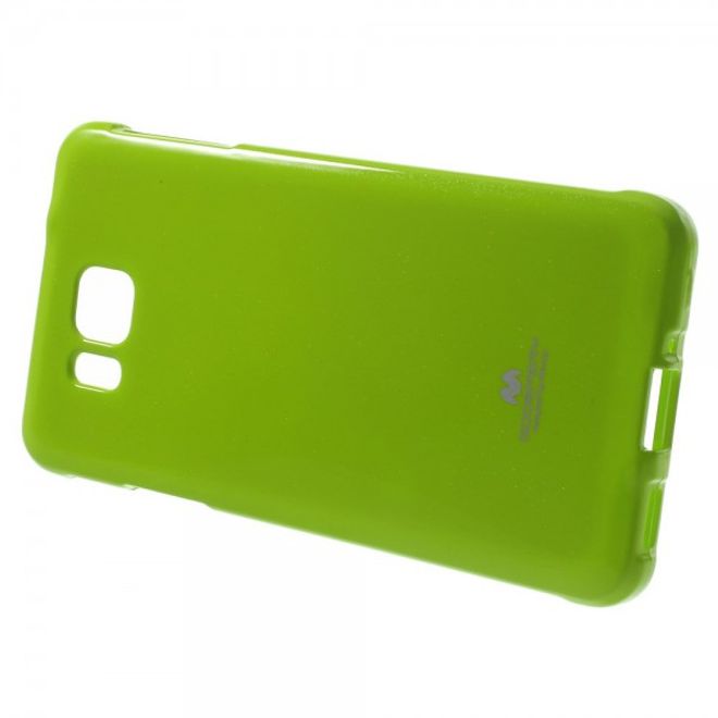 Goospery - Samsung Galaxy Alpha Handy Hülle - TPU Soft Case - Pearl Jelly Series - lime