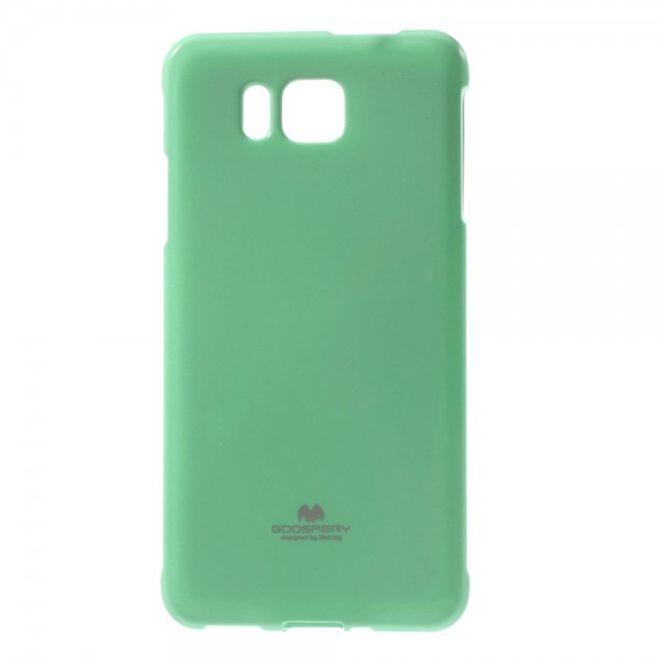 Goospery - Samsung Galaxy Alpha Handy Hülle - TPU Soft Case - Pearl Jelly Series - mint