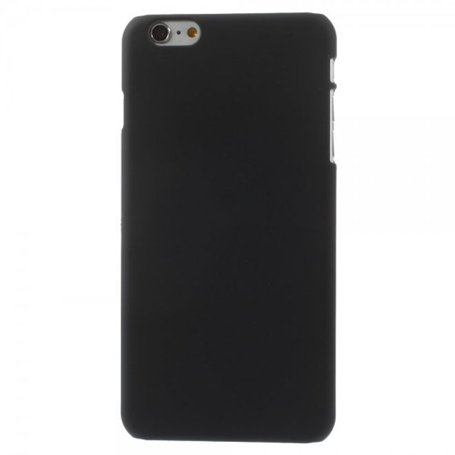 iPhone 6 Plus/6S Plus Gummiertes Hart Plastik Case - schwarz