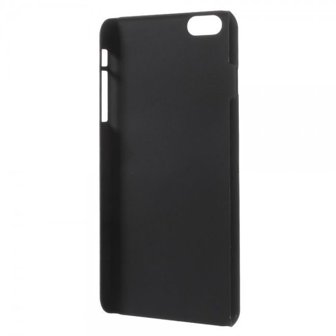 iPhone 6 Plus/6S Plus Gummiertes Hart Plastik Case - schwarz