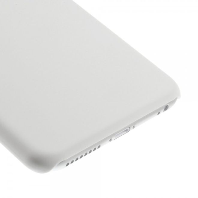 iPhone 6 Plus/6S Plus Gummiertes Hart Plastik Case - weiss