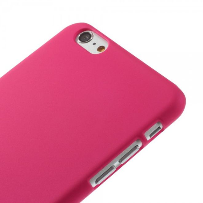 iPhone 6 Plus/6S Plus Rubberized Hard Plastic Case - Pink