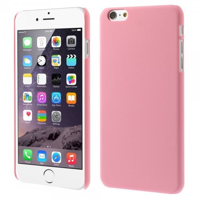 iPhone 6 Plus/6S Plus Rubberized Hard Plastic Case - Pink