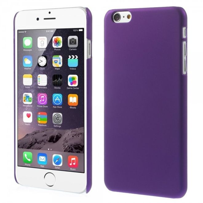 iPhone 6 Plus/6S Plus Gummiertes Hart Plastik Case - purpur