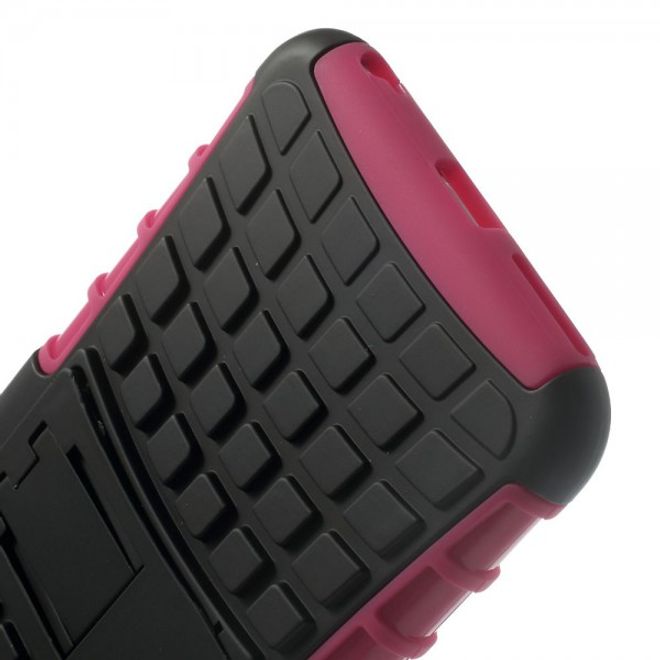 iPhone 6 Plus/6S Plus Robustes Anti-Rutsch Plastik Case - rosa