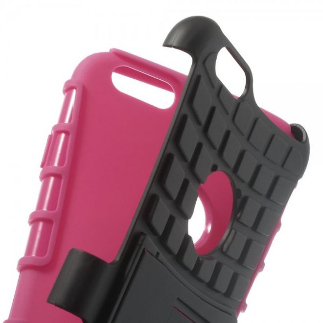 iPhone 6 Plus/6S Plus Robustes Anti-Rutsch Plastik Case - rosa