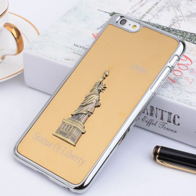 iPhone 6 Plus/6S Plus Aluminium und Plastik Case mit Freiheitsstatue - golden