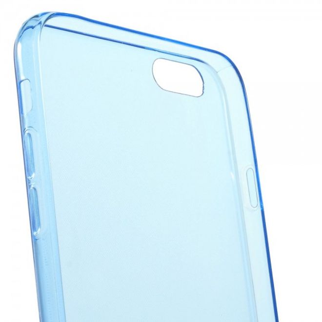iPhone 6 Plus/6S Plus Ultra-thin (0.4mm), elastic plastic case, anti-slip - blue
