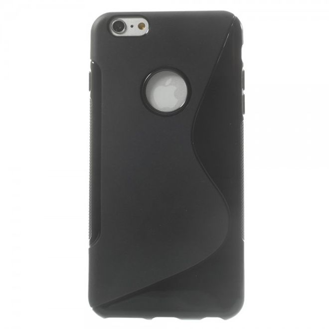 iPhone 6 Plus/6S Plus Elastic Plastic Case S-Line - Black