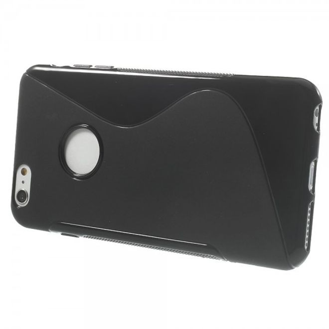 iPhone 6 Plus/6S Plus Elastic Plastic Case S-Line - Black