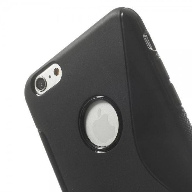 iPhone 6 Plus/6S Plus Elastic Plastic Case S-Line - Black