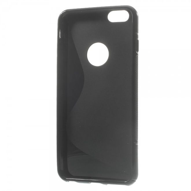 iPhone 6 Plus/6S Plus Elastic Plastic Case S-Line - Black