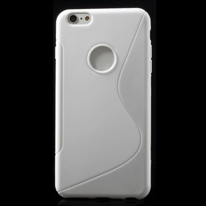 iPhone 6 Plus/6S Plus Elastic Plastic Case S-Line - White