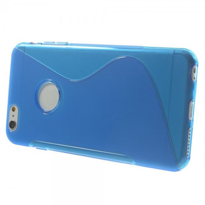 iPhone 6 Plus/6S Plus Elastic Plastic Case S-Line - Blue
