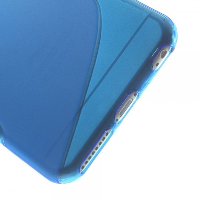 iPhone 6 Plus/6S Plus Elastic Plastic Case S-Line - Blue