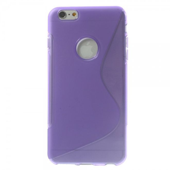 iPhone 6 Plus/6S Plus Elastic Plastic Case S-Line - Purple