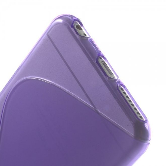 iPhone 6 Plus/6S Plus Elastic Plastic Case S-Line - Purple