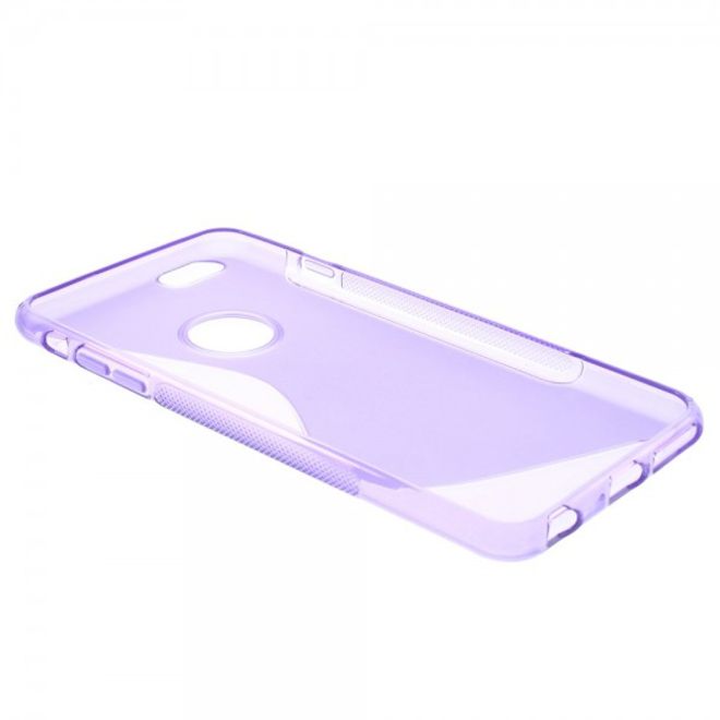 iPhone 6 Plus/6S Plus Elastic Plastic Case S-Line - Purple