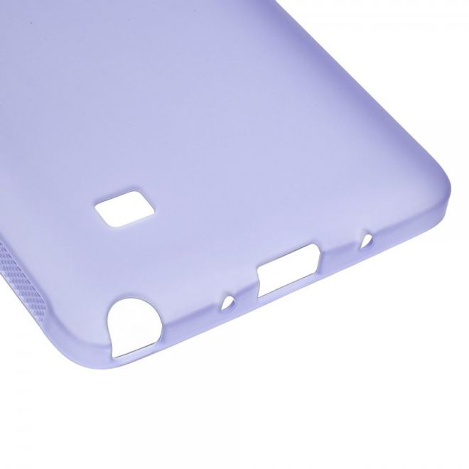 Samsung Galaxy Note 4 Mattes, elastisches Plastik Case - purpur