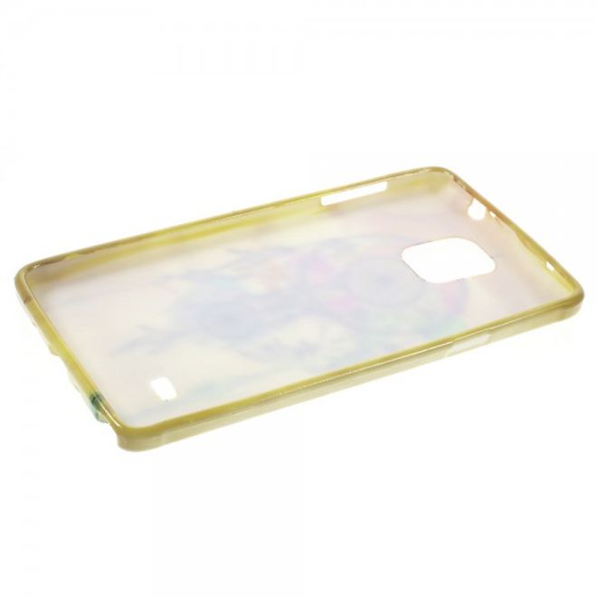 Samsung Galaxy Note 4 Elastisches Plastik Case mit Traumfänger