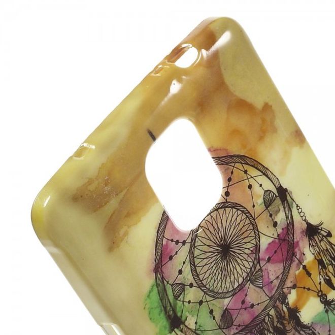 Samsung Galaxy Note 4 Elastisches Plastik Case mit Traumfänger