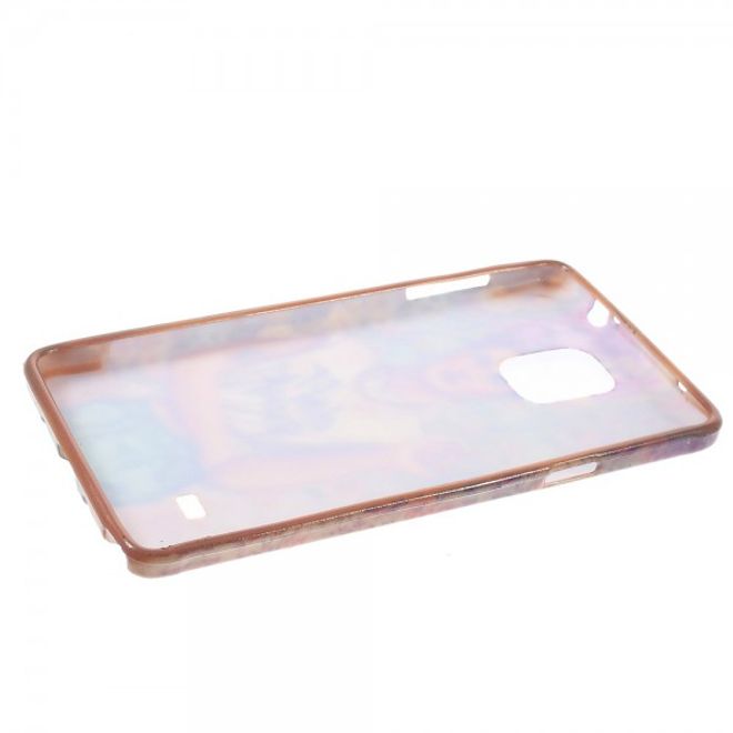 Samsung Galaxy Note 4 Elastisches Plastik Case mit rauchendem Girl