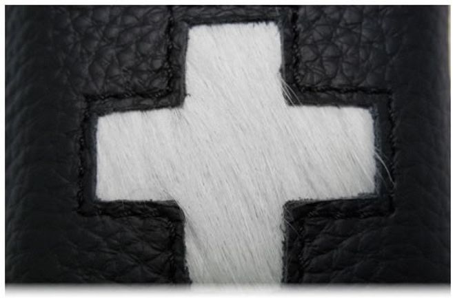 Samsung Galaxy S5 Echtleder Case MASCH "Helvetia Schwarz"