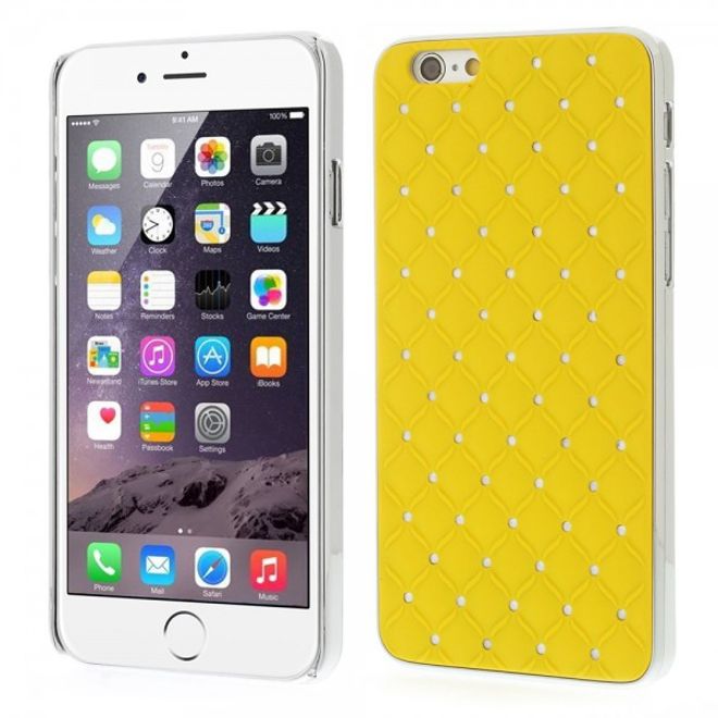 iPhone 6/6S Hart Plastik Case mit Sternenhimmel - gelb