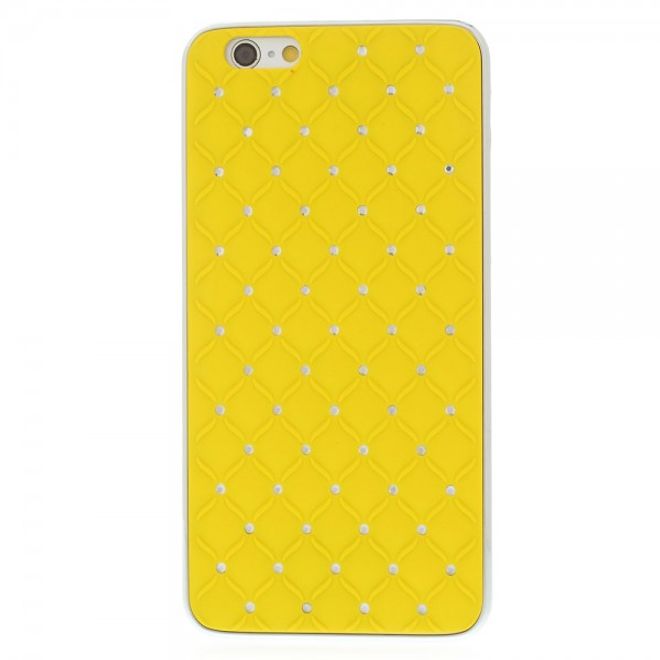 iPhone 6/6S Hart Plastik Case mit Sternenhimmel - gelb