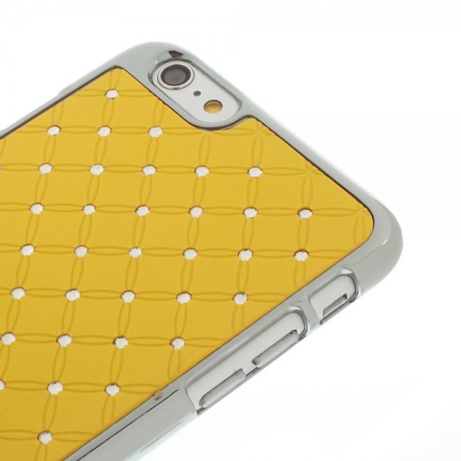 iPhone 6 Plus/6S Plus Hart Plastik Case mit Sternenhimmel - gelb