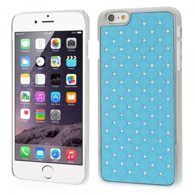 iPhone 6 Plus/6S Plus Hart Plastik Case mit Sternenhimmel - hellblau