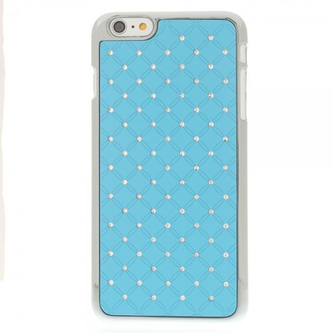 iPhone 6 Plus/6S Plus Hart Plastik Case mit Sternenhimmel - hellblau