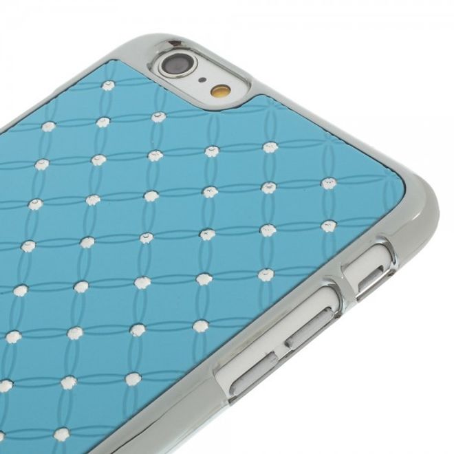 iPhone 6 Plus/6S Plus Hart Plastik Case mit Sternenhimmel - hellblau