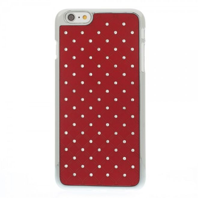 iPhone 6 Plus/6S Plus Hard Plastic Case with Starry Sky Design - Red