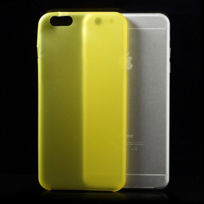 iPhone 6 Plus/6S Plus Ultradünnes Hart Plastik Case - gelb