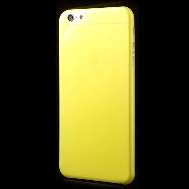 iPhone 6 Plus/6S Plus Ultradünnes Hart Plastik Case - gelb