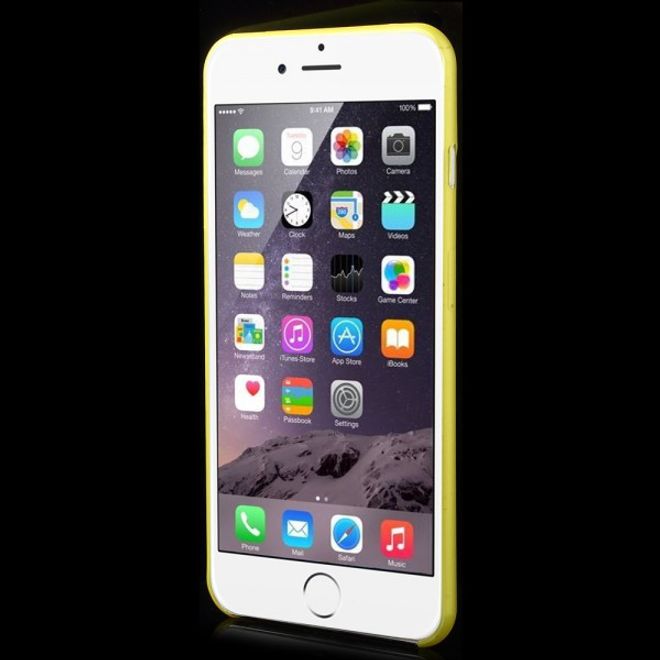 iPhone 6 Plus/6S Plus Ultradünnes Hart Plastik Case - gelb
