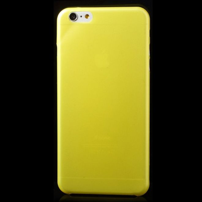 iPhone 6 Plus/6S Plus Ultradünnes Hart Plastik Case - gelb