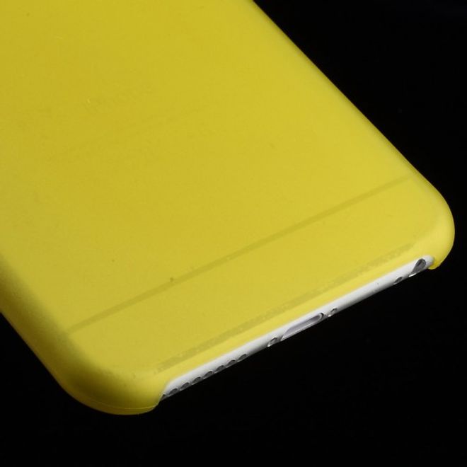 iPhone 6 Plus/6S Plus Ultradünnes Hart Plastik Case - gelb