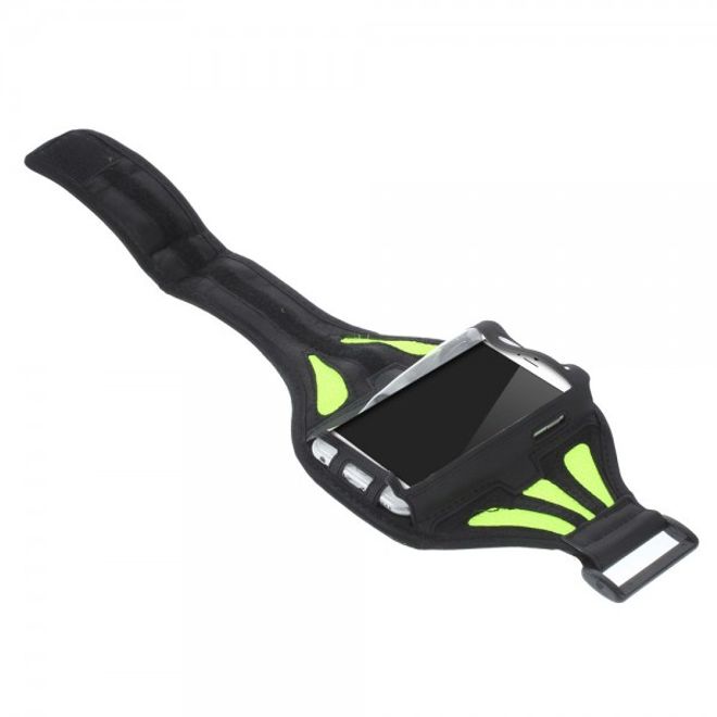 Sport Armband schweissabsorbierend für diverse Smartphones bis 7.5 x 14.5cm - grün