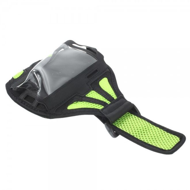 Sport Armband schweissabsorbierend für diverse Smartphones bis 7.5 x 14.5cm - grün