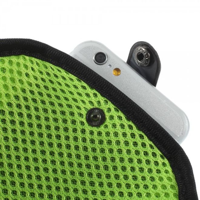 Sport Armband schweissabsorbierend für diverse Smartphones bis 7.5 x 14.5cm - grün